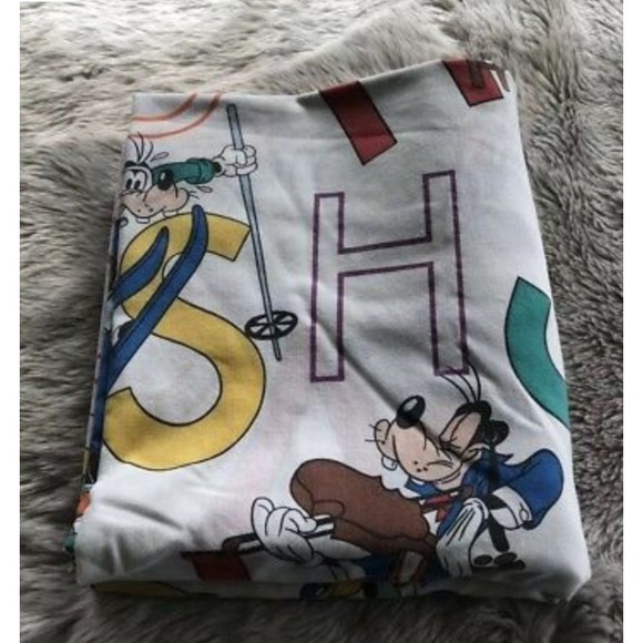 Disney Other - Disney Mickey & Friends Alphabet Double Flat Sheet